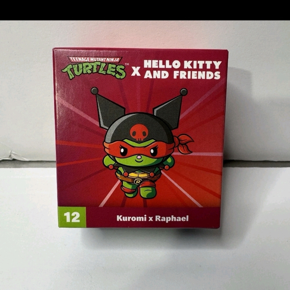 McDonald's Kuromi x Raphael Action Figure - Red and Green